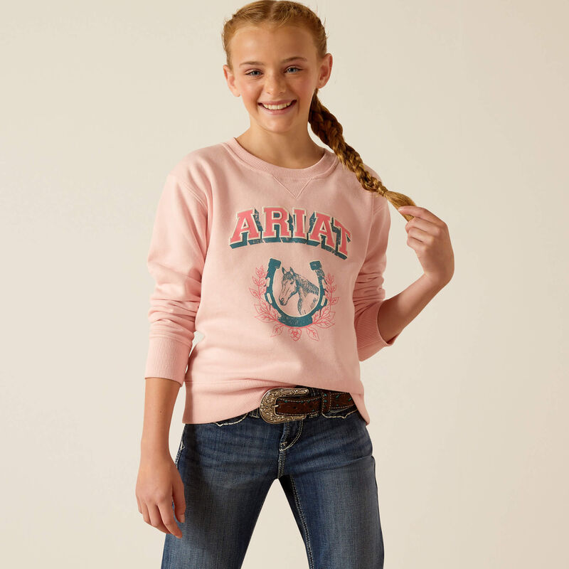 Ariat Kid's Blushing Rose Sweatshirt