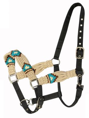 Horse Corded Wool Noseband Halter