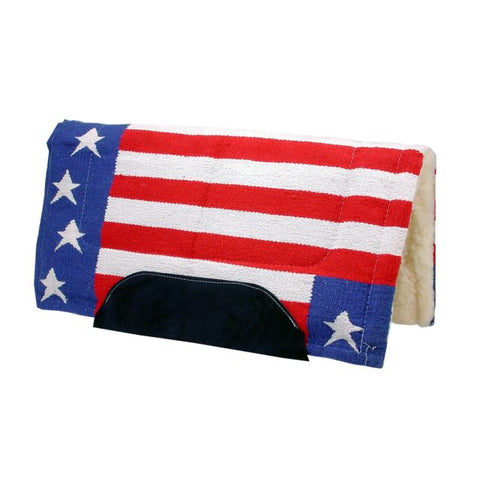 American Flag Stars & Stripes Saddle Pad