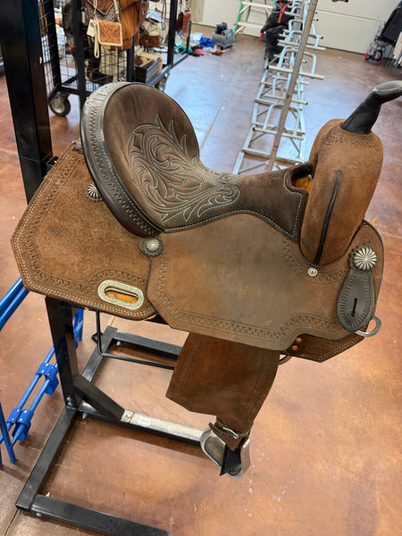 HH by Circle Y Barrel Saddles 14" Wide -Used