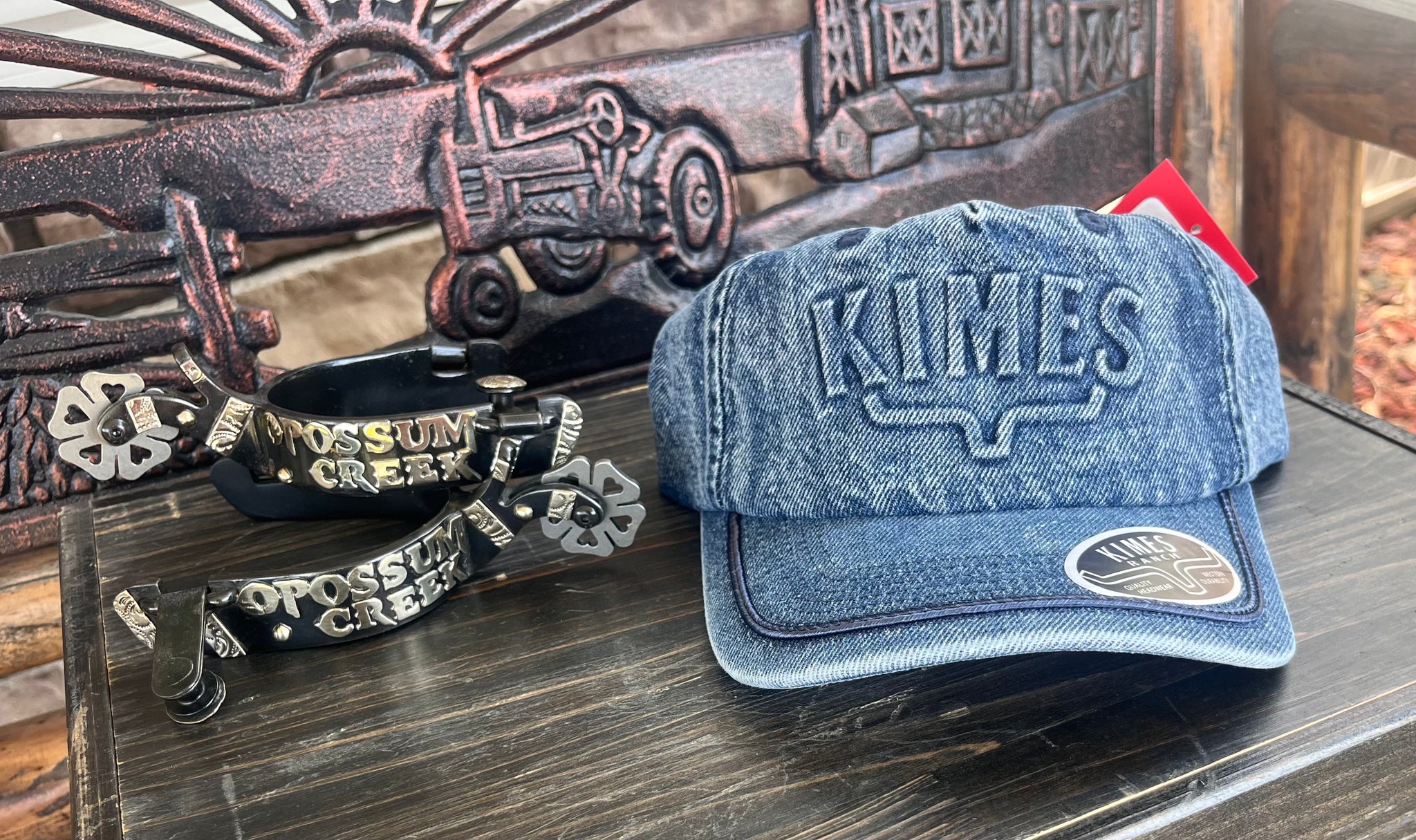 Kimes Ranch Branded KR Denim Cap