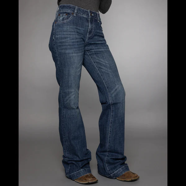 CC Wide Leg Trouser Jean Dark 36