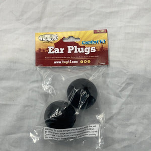 Comfort Fit Rubber Ear Plugs Pair