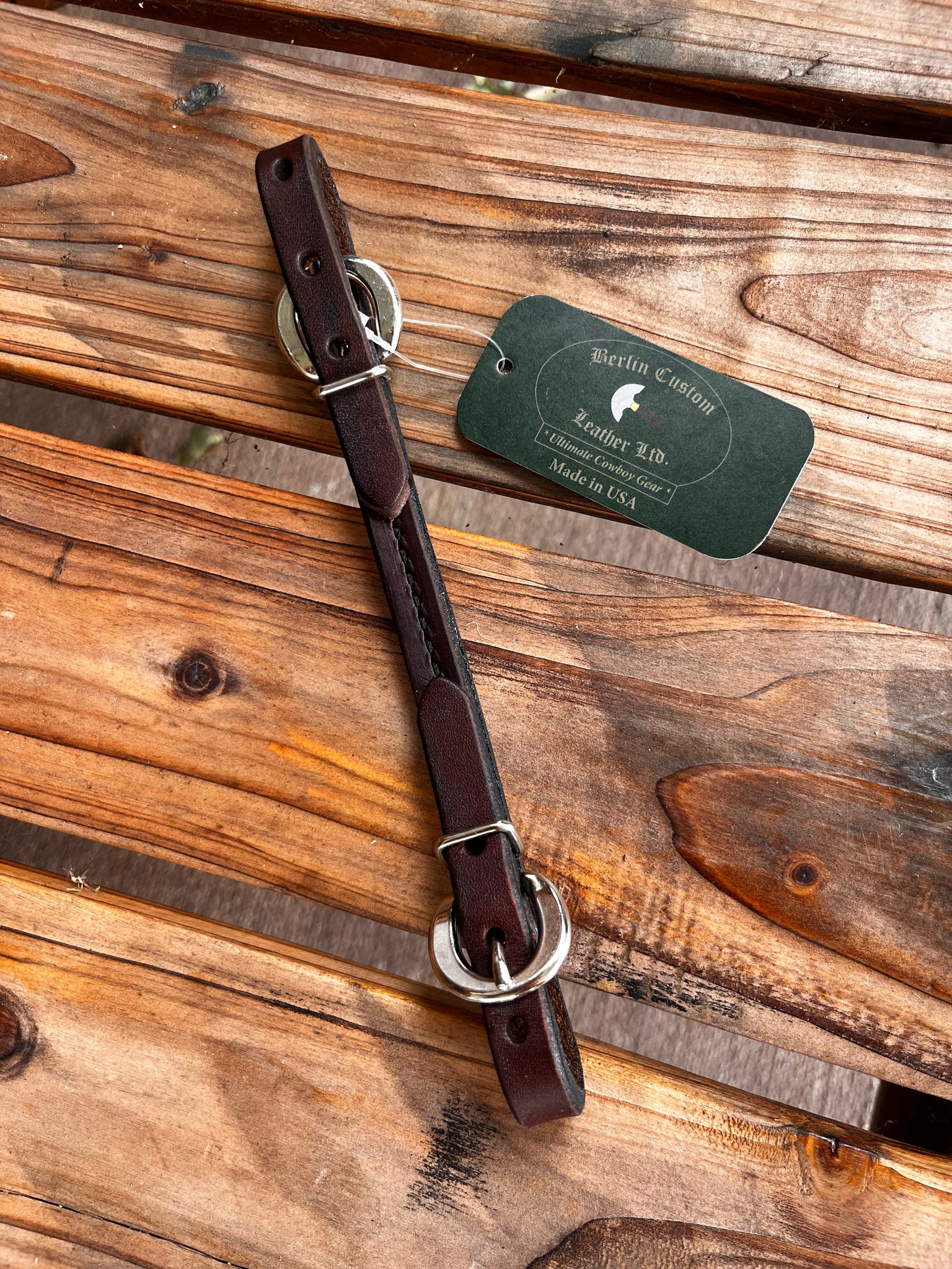 gear berlin leather Berlin Leather Heavy Oiled Sewn Curb Strap
