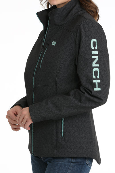 Cinch Women's Bonded Conceal Carry Jacket Charcoal & Mint