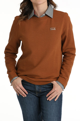 Cinch Women's Copper Pullover