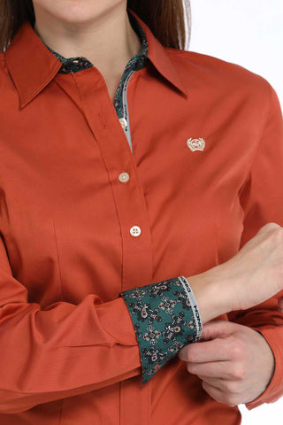 Cinch Copper Button Down