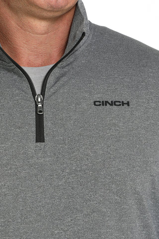 Cinch Women's Grey 1/4 Zip Pullover