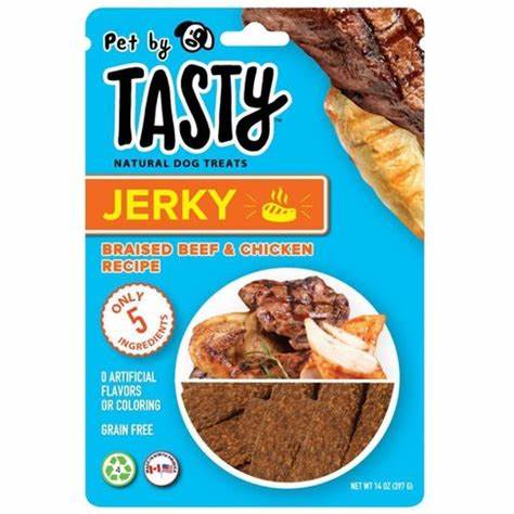 Tasty Dog Jerky Braised Beef & Chicken
