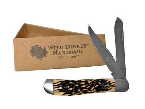 Wild Turkey Handmade Trapper Folding Knife