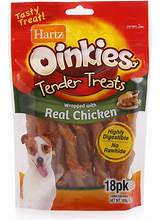 Oinkies Smoked Pig Skin Twists wrapped in Chicken
