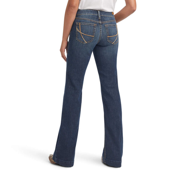 Ariat Trouser Perfect Rise Maggie Wide Jean Long Length