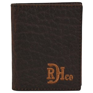 Red Dirt Bifold Bison Leather