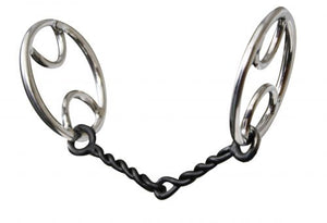 Divided SS Twisted Sweet Iron Wire Snaffle Bit