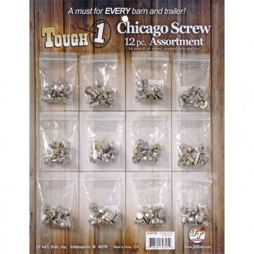 Chicago Screws Bag of 12 Assorted