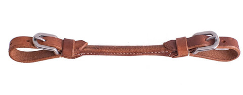 Round Leather Curb Strap