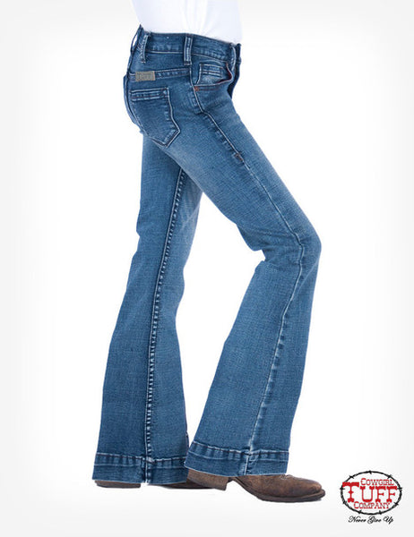 Cowgirl Tuff Girl's Medium Trouser Jeans