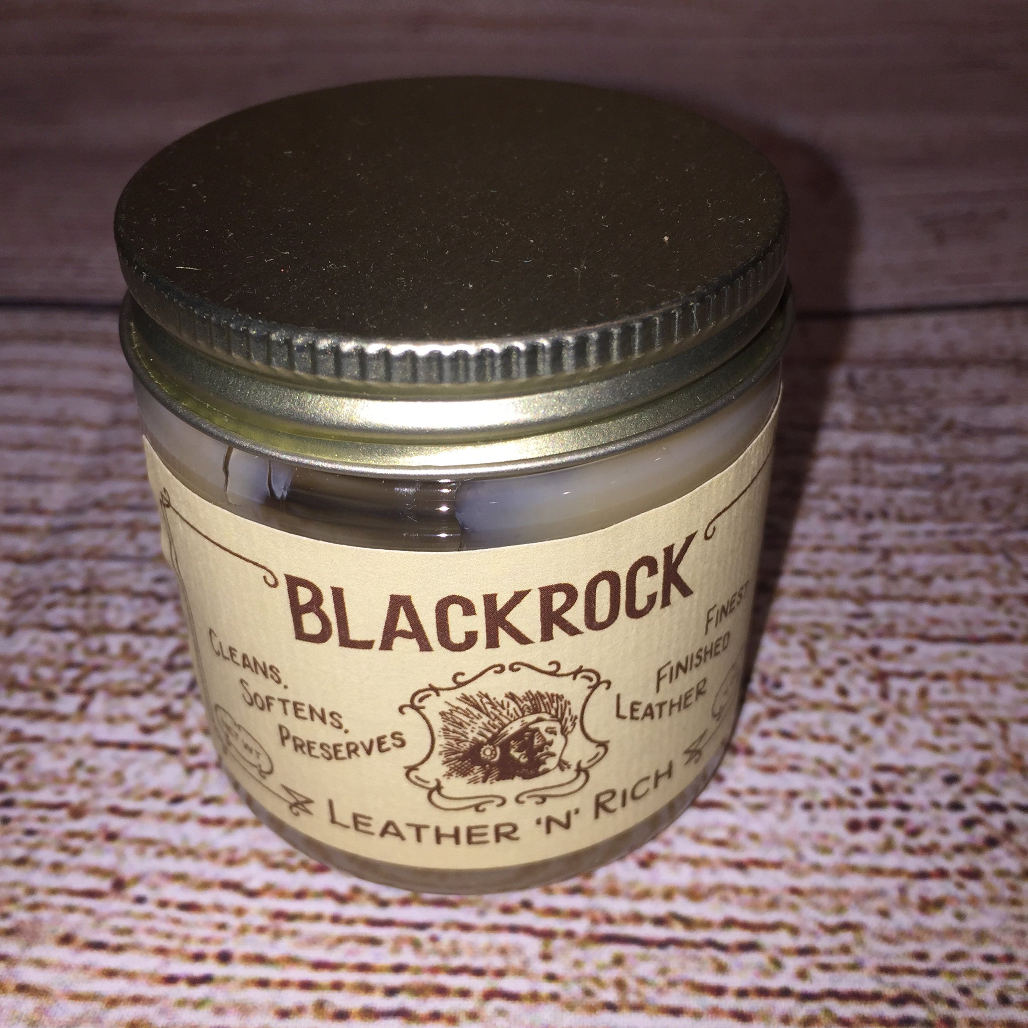 Black Rock Leather Conditioner 4oz Jar