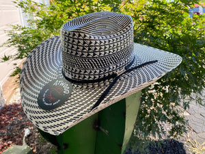 Atwood  El Paso Blk/Wht Dizzy Pattern Cowboy Hat